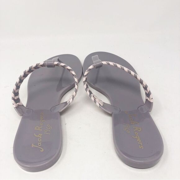 JACK ROGERS | Slip On Flip Flop Sandals Plastic Rubber Purple Women’s Size 10 - Picture 8 of 10